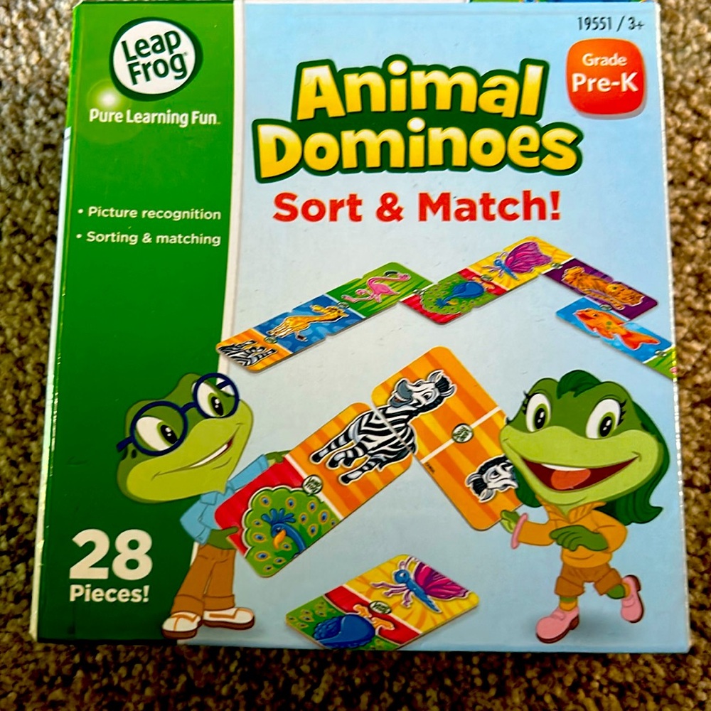 LeapFrog Sort & Match Dominoes